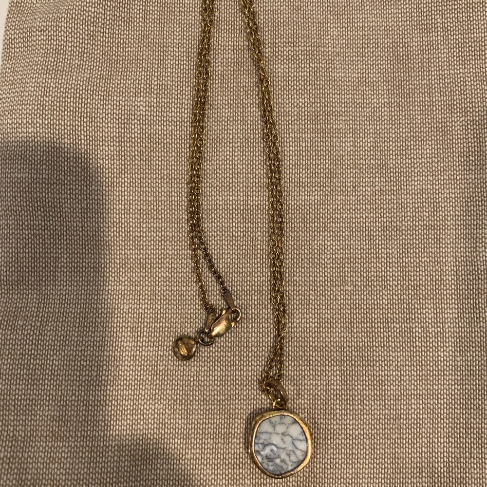 Monica Vinader Marble Pendant Necklace